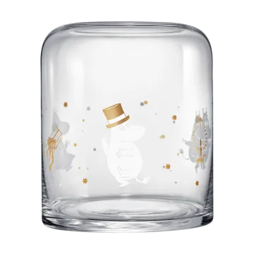 Moomin fyrfadsstage 18 cm - Sparkling stars - Muurla