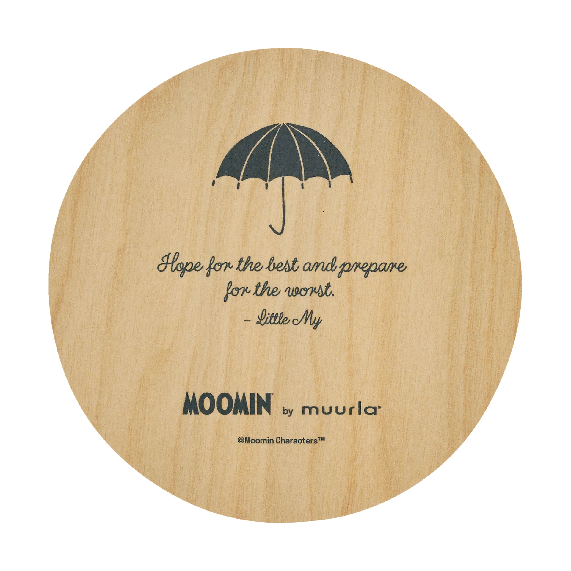 Moomin glasbrikker Ø10 cm, Little My Muurla