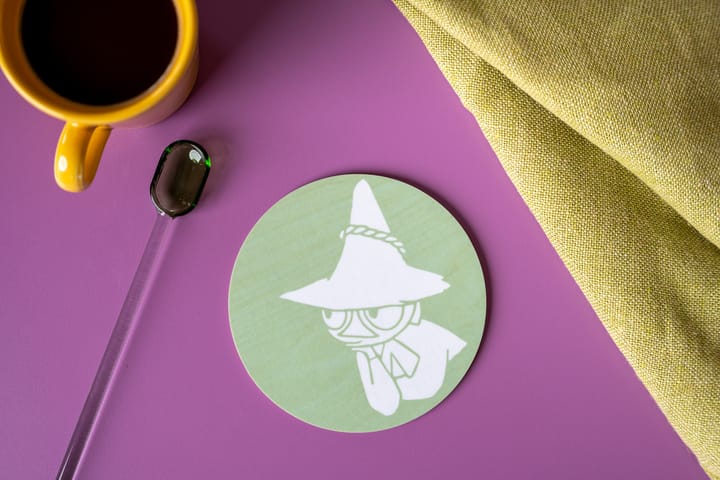 Moomin glasbrikker Ø10 cm, Snufkin Muurla