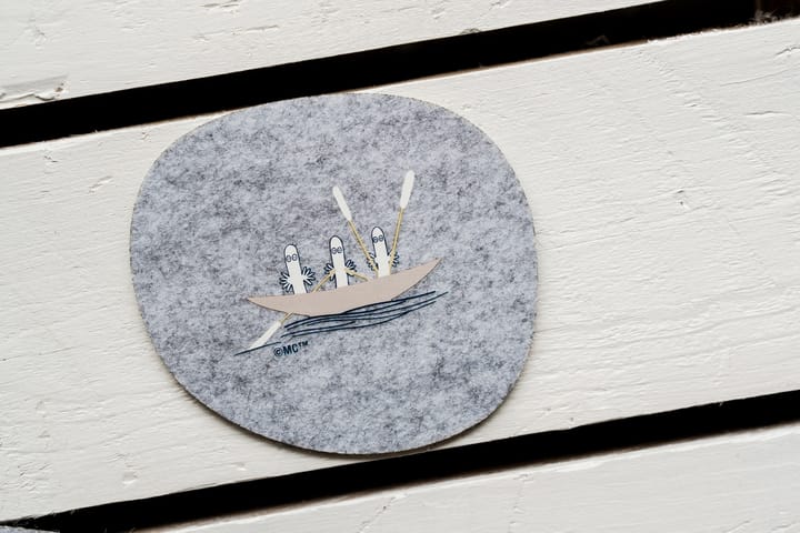 Moomin glasbrikker 9,5x11 cm 4 dele, Sailors Muurla