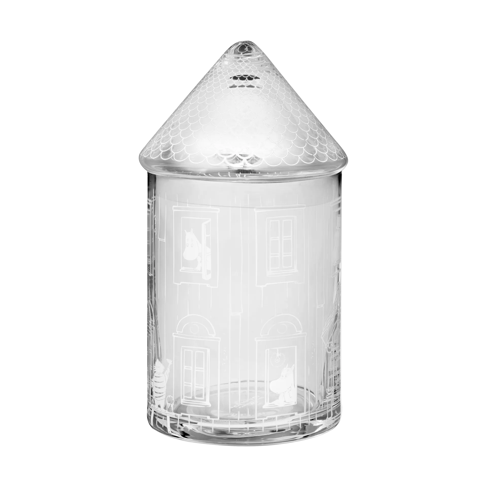 Moomin  glaskrukke Ø9×18,5 cm, Moominhouse Muurla