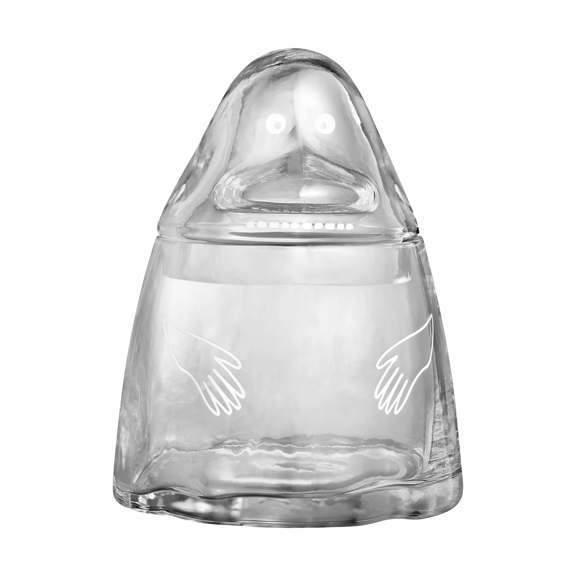 Moomin  glaskrukke, Groke Muurla