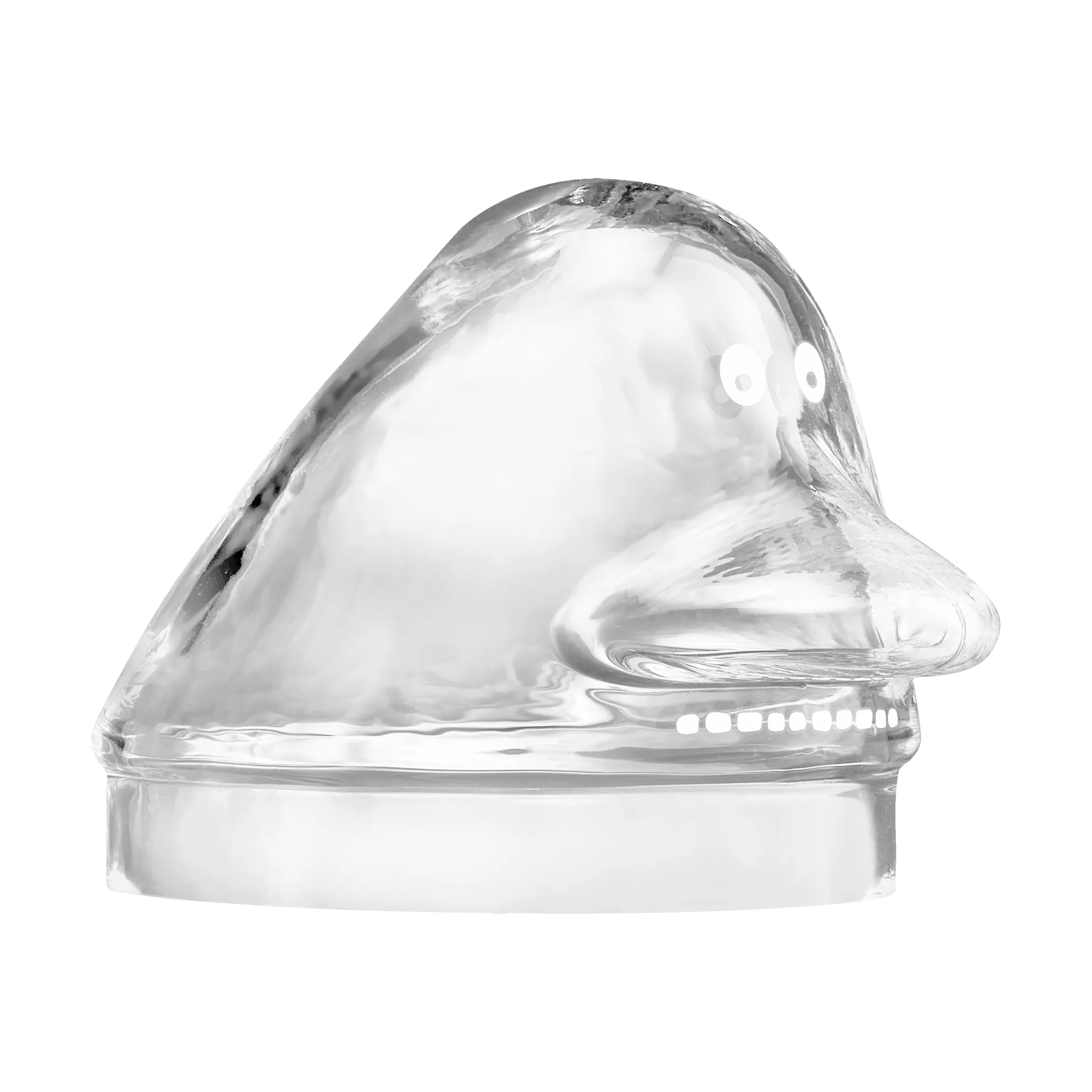 Moomin  glaskrukke, Groke Muurla
