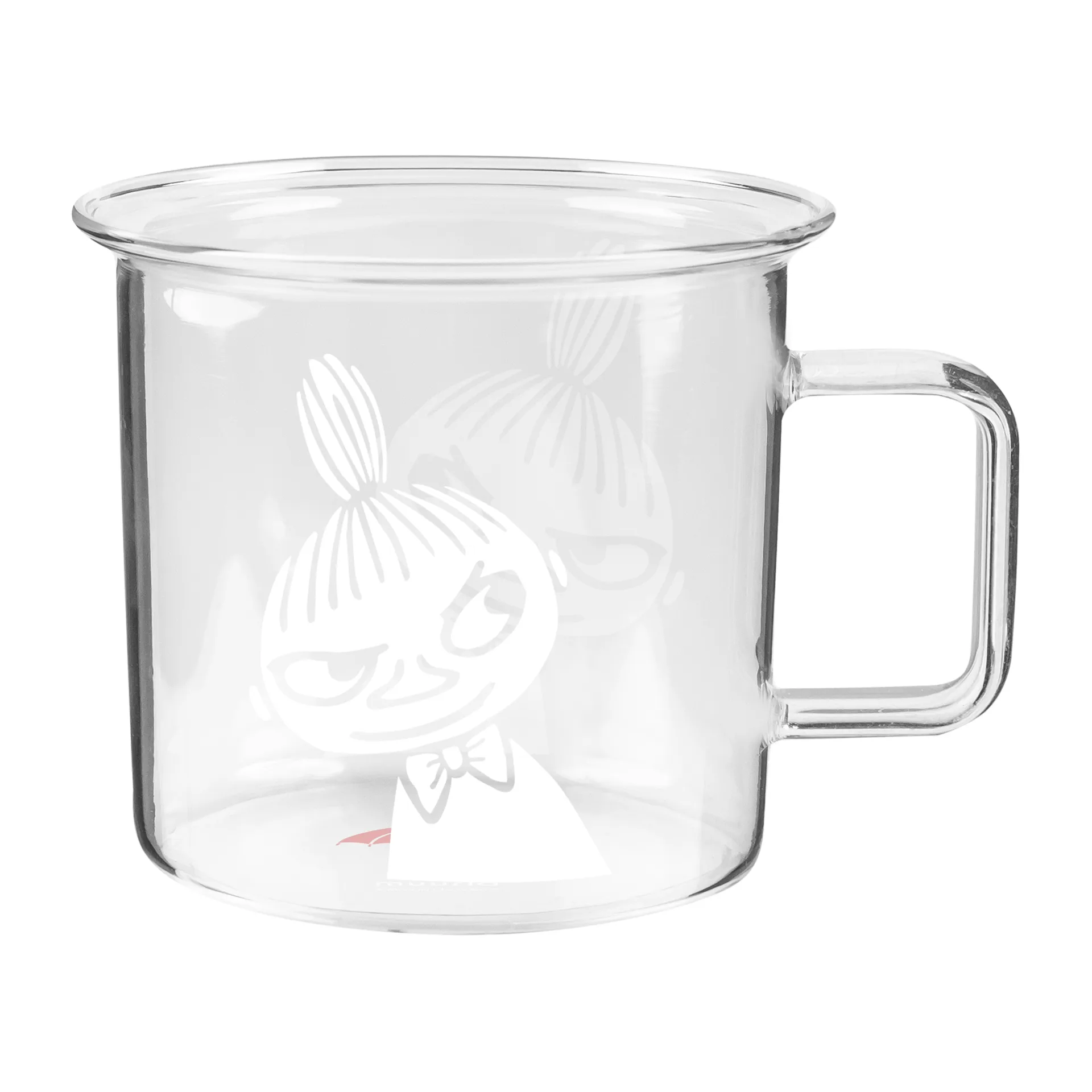 Moomin glaskrus klar 35 cl, Little My Muurla