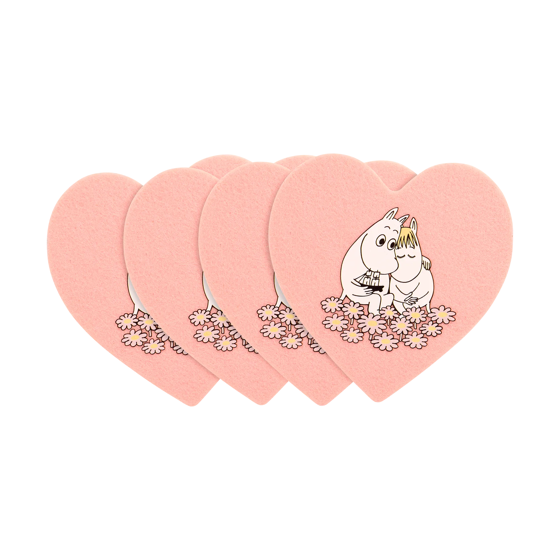 Moomin  glasunderlag 4 stk., Together Muurla
