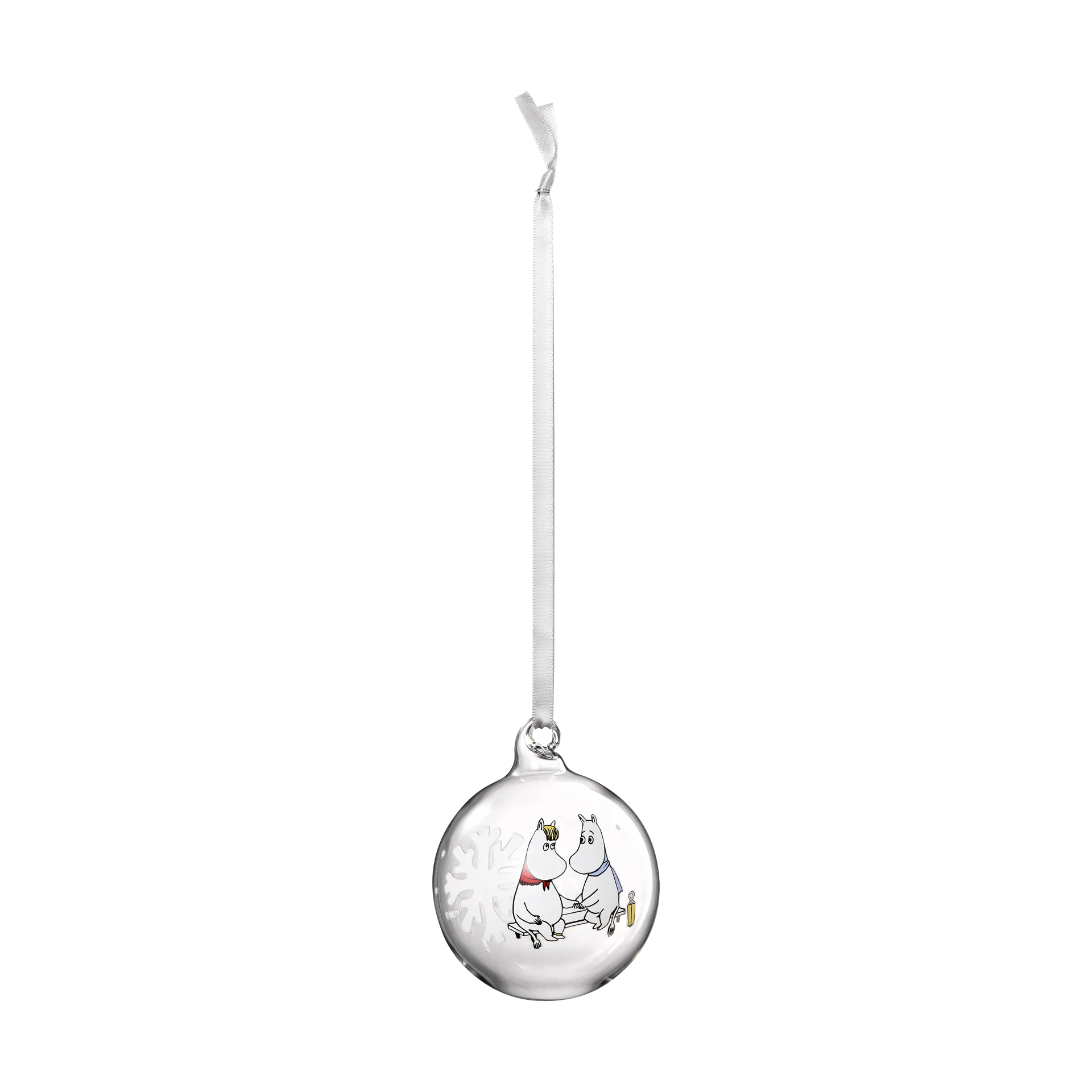 Moomin julekugle Ø7 cm, Snefnug Muurla