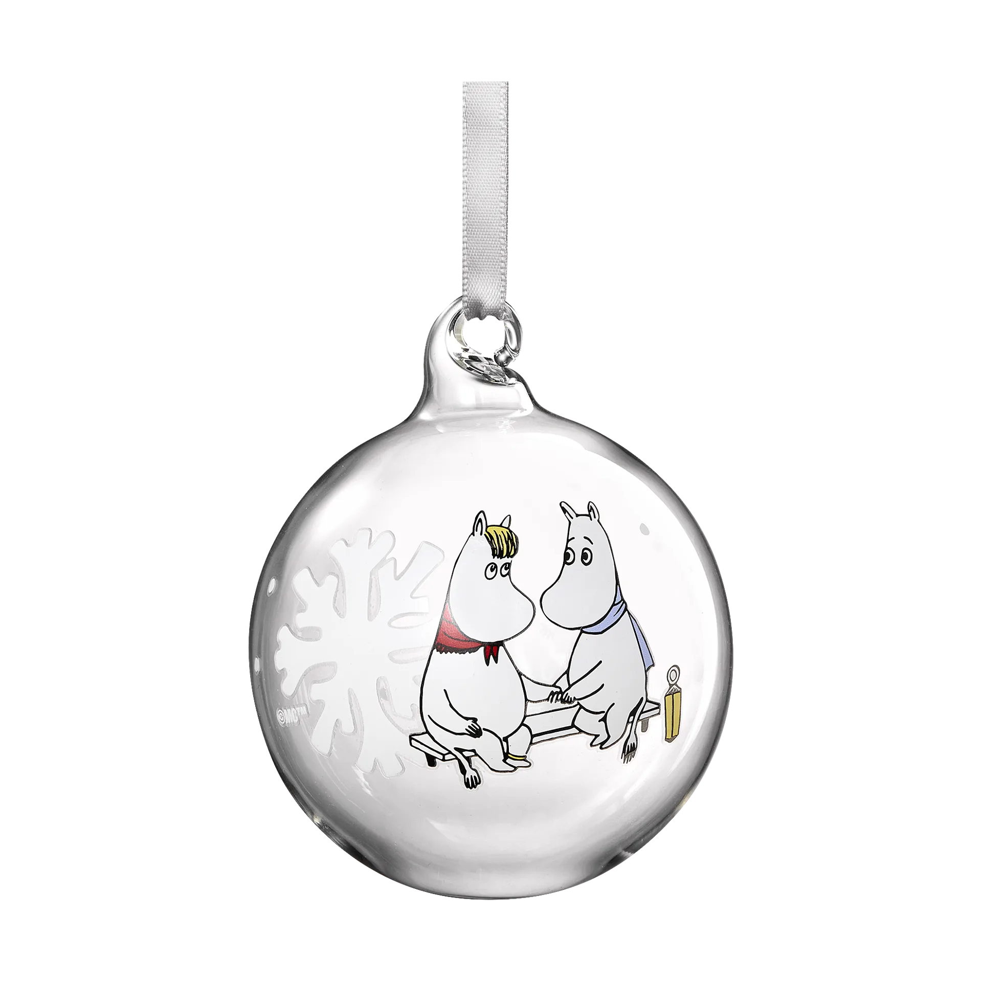 Moomin julekugle Ø7 cm, Snefnug Muurla