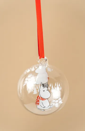 Moomin julekugle Ø7 cm - Snorkmaiden - Muurla