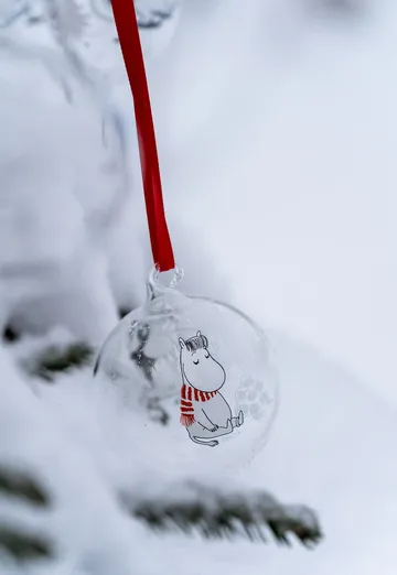 Moomin julekugle Ø7 cm - Snorkmaiden - Muurla