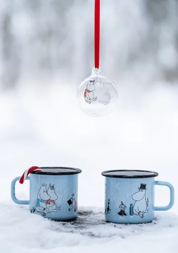 Moomin julekugle Ø7 cm - Snorkmaiden - Muurla