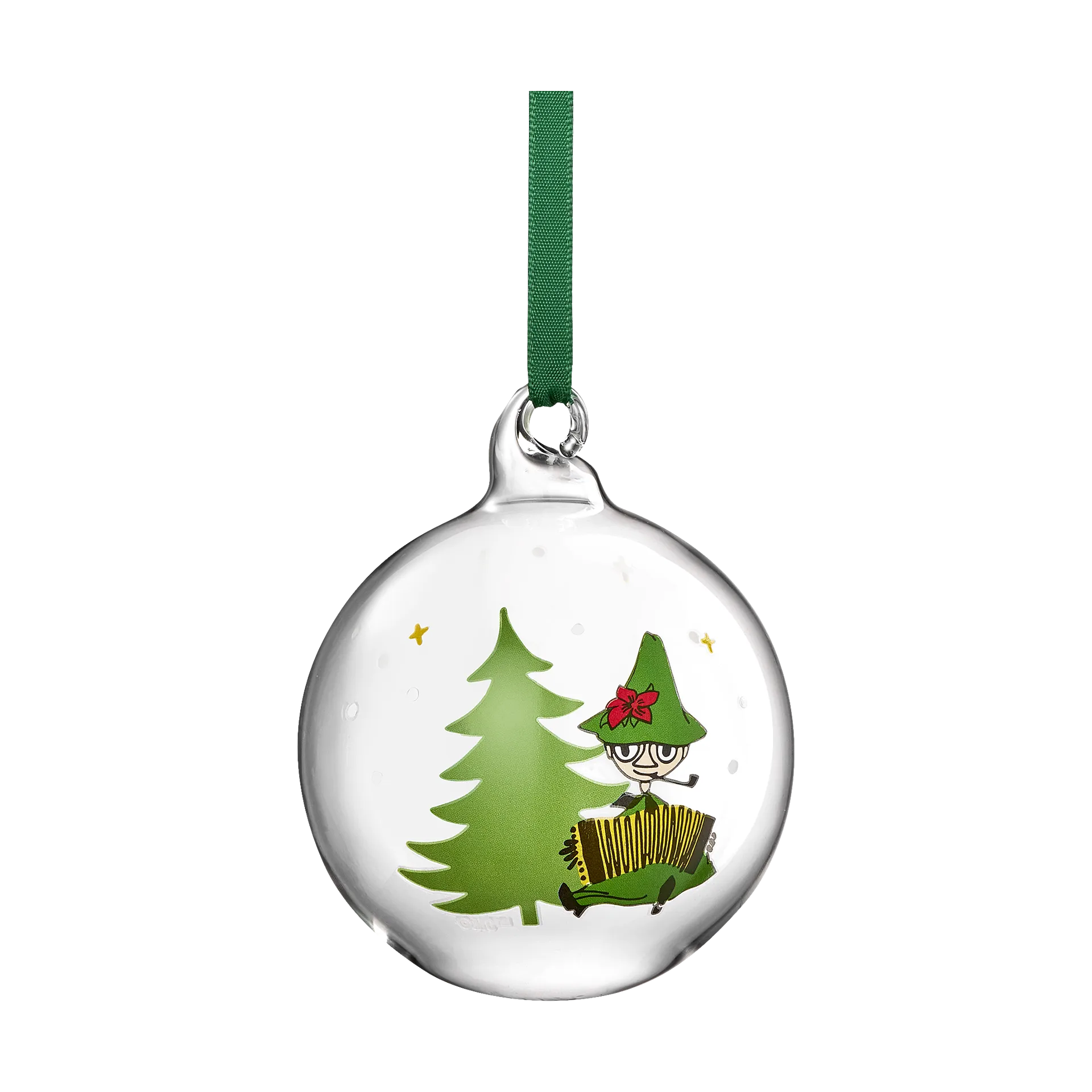 Moomin julekugle Ø7 cm, Spruce Muurla