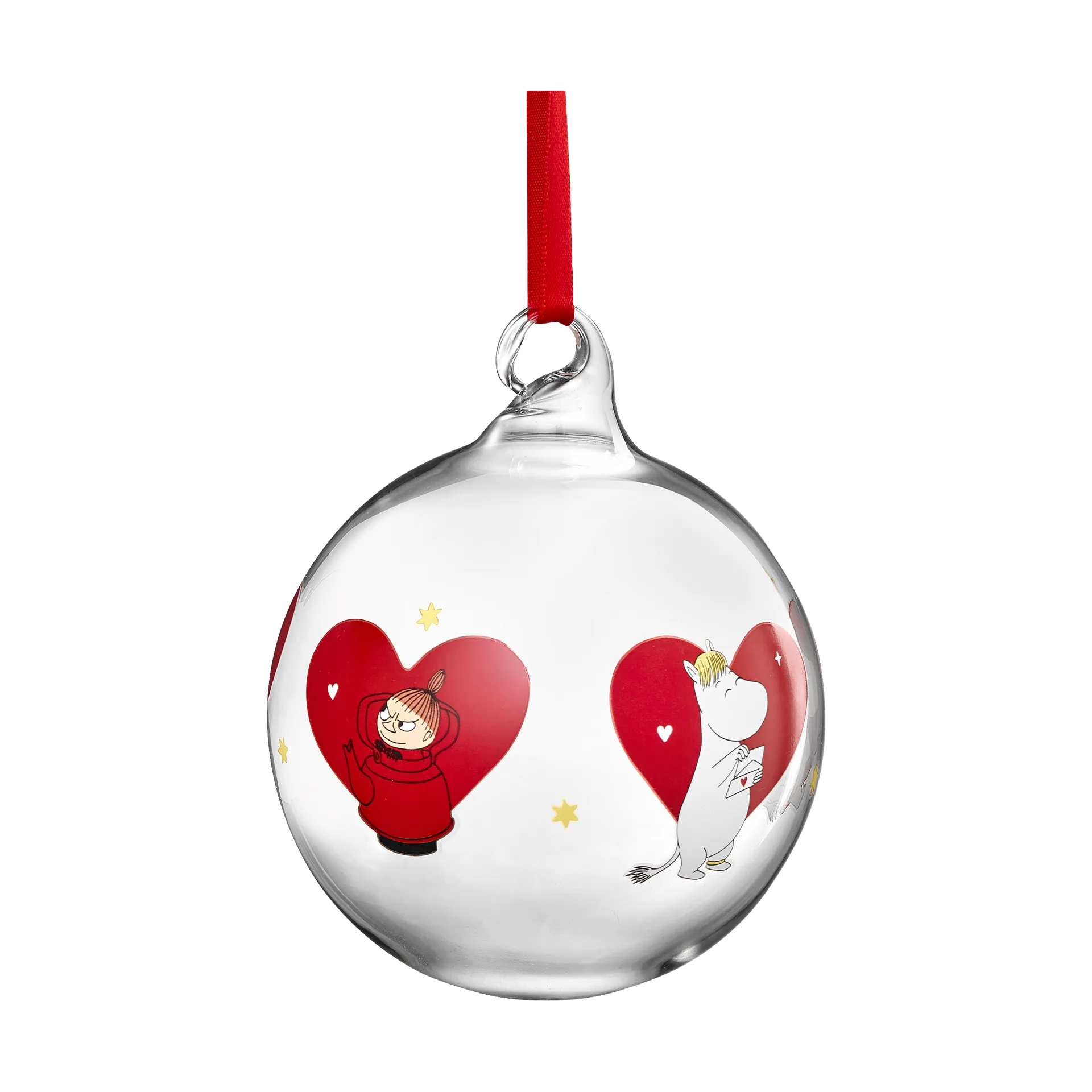 Moomin julekugle Ø9 cm, Heart Muurla