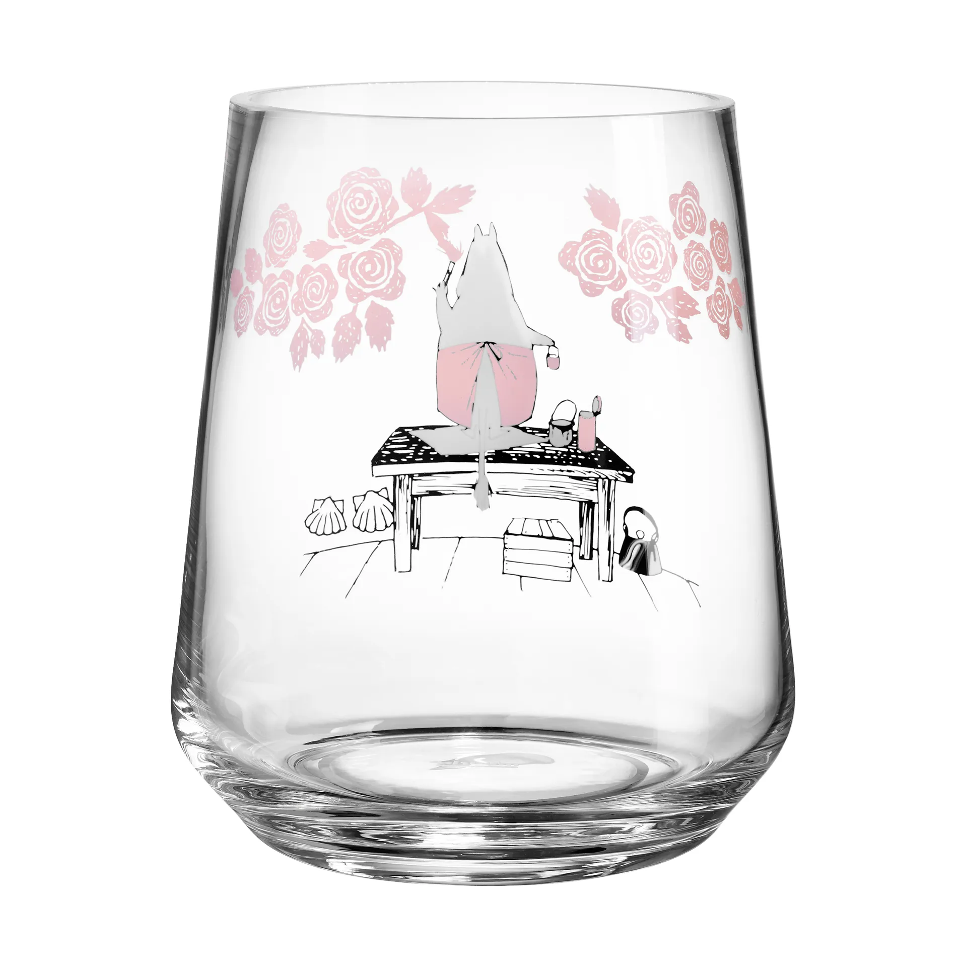 Moomin originals lysestage/vase 17,5 cm, Roses Muurla