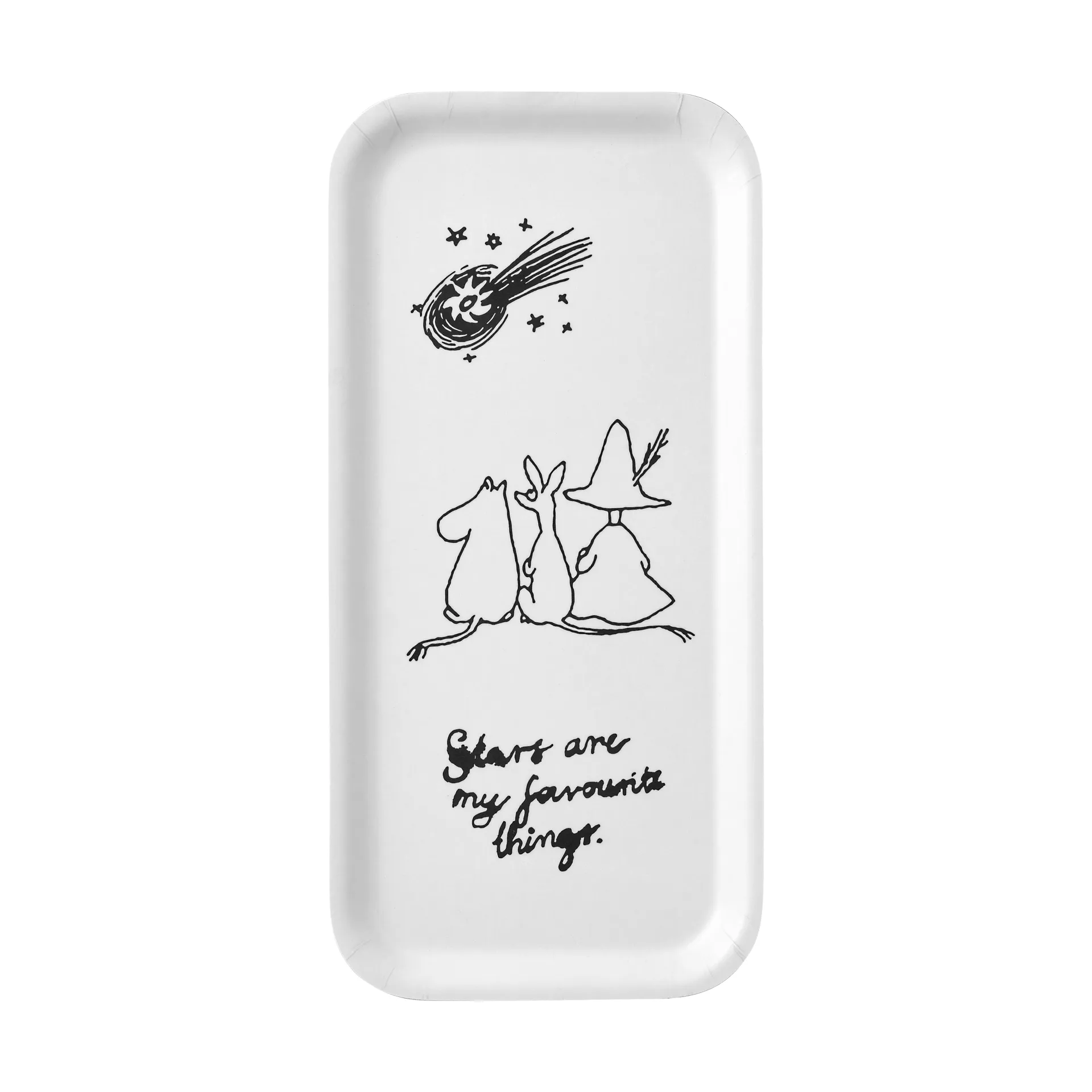 Mumi 80 bakke 13x27 cm, Hvid Muurla