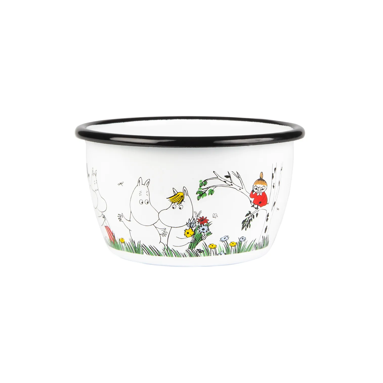 Mumi Colors emaljeskål 30 cl, Happy Family Muurla