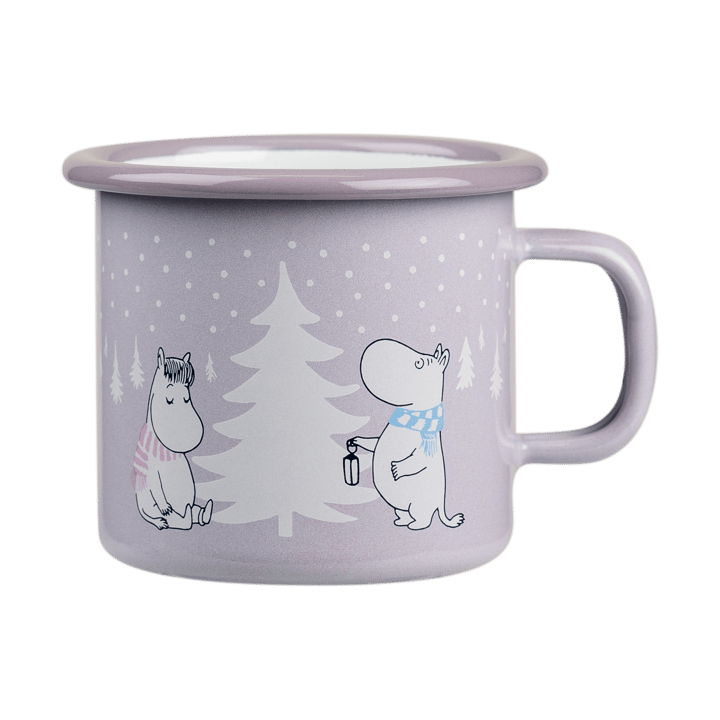 Mumi emaljekrus 25 cl - Snowfall - Muurla