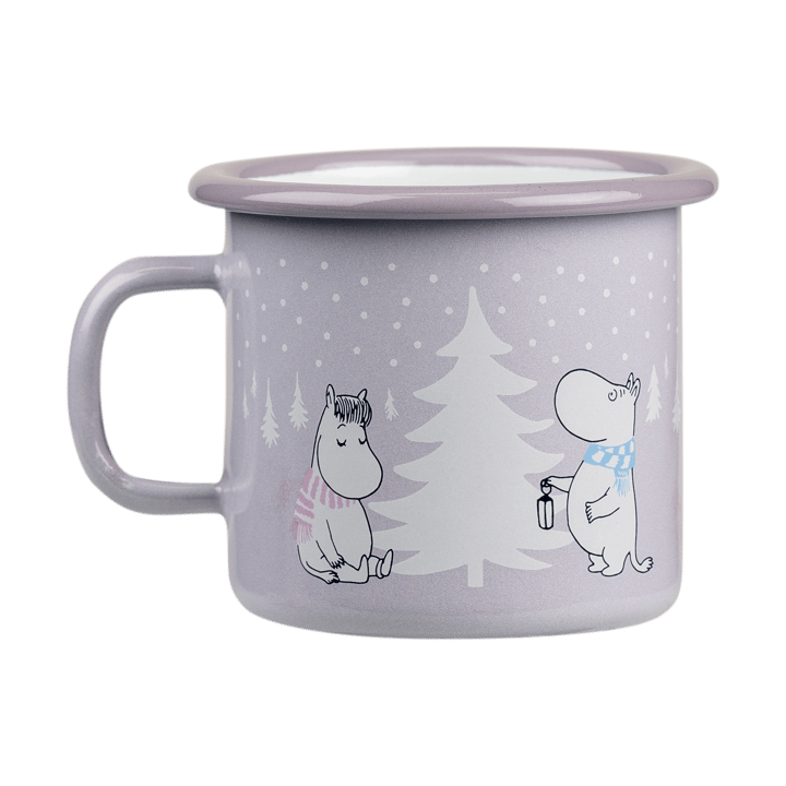 Mumi emaljekrus 25 cl, Snowfall Muurla