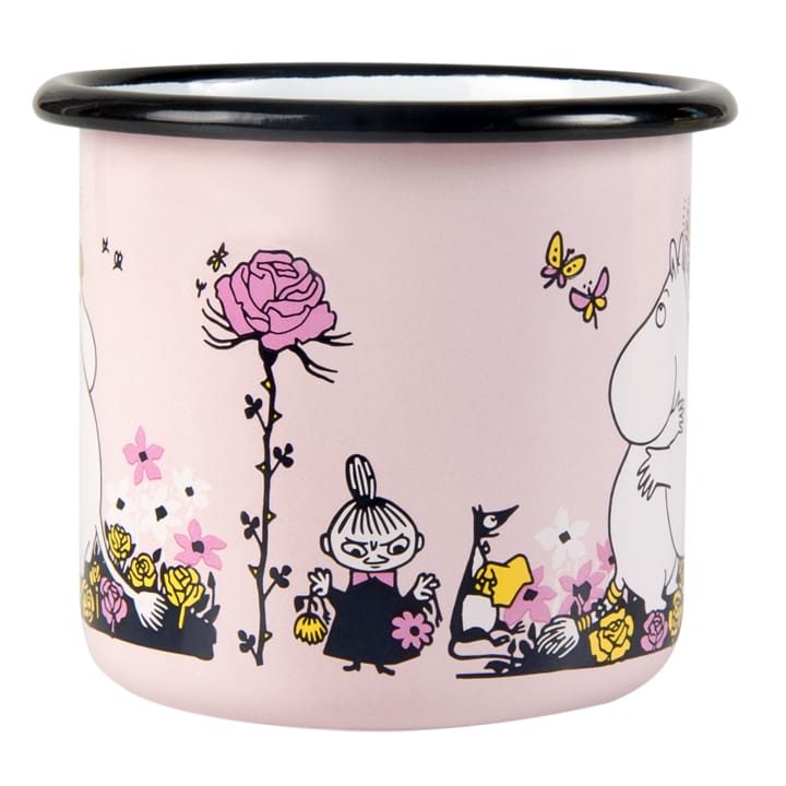 Mumi emaljekrus kram 37 cl, Rosa Muurla