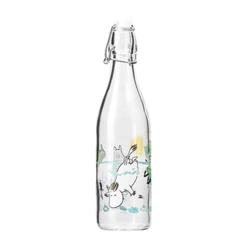 Mumi glasflaske 0,5 l - Fun in the water - Muurla