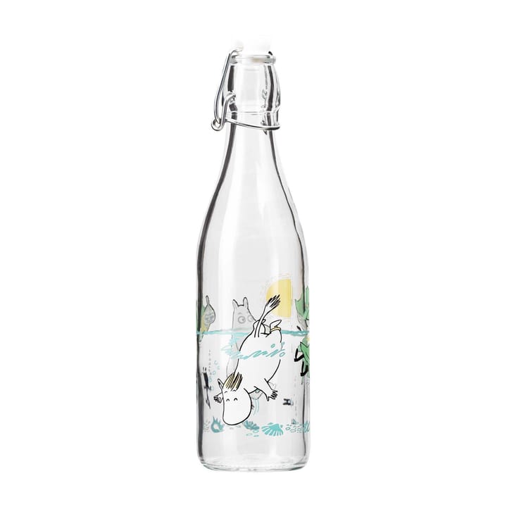 Mumi glasflaske 0,5 l, Fun in the water Muurla