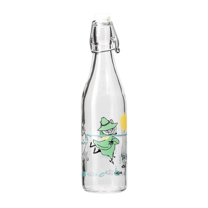 Mumi glasflaske 0,5 l - Fun in the water - Muurla