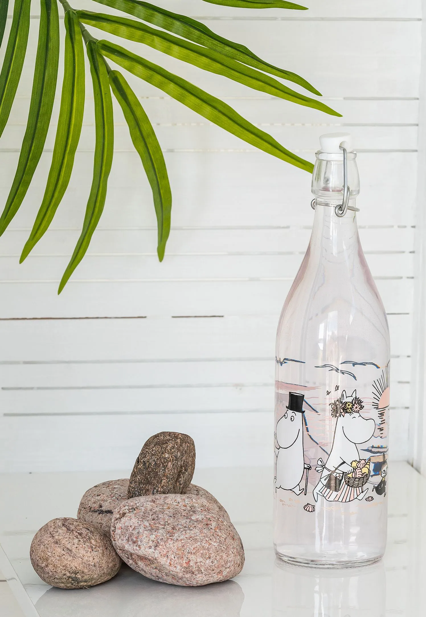 Mumi glasflaske 1 L, The Beach Muurla