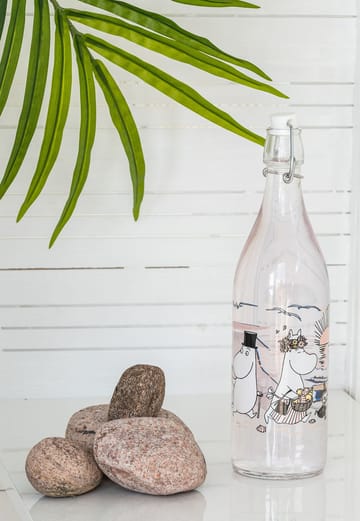Mumi glasflaske 1 L - The Beach - Muurla
