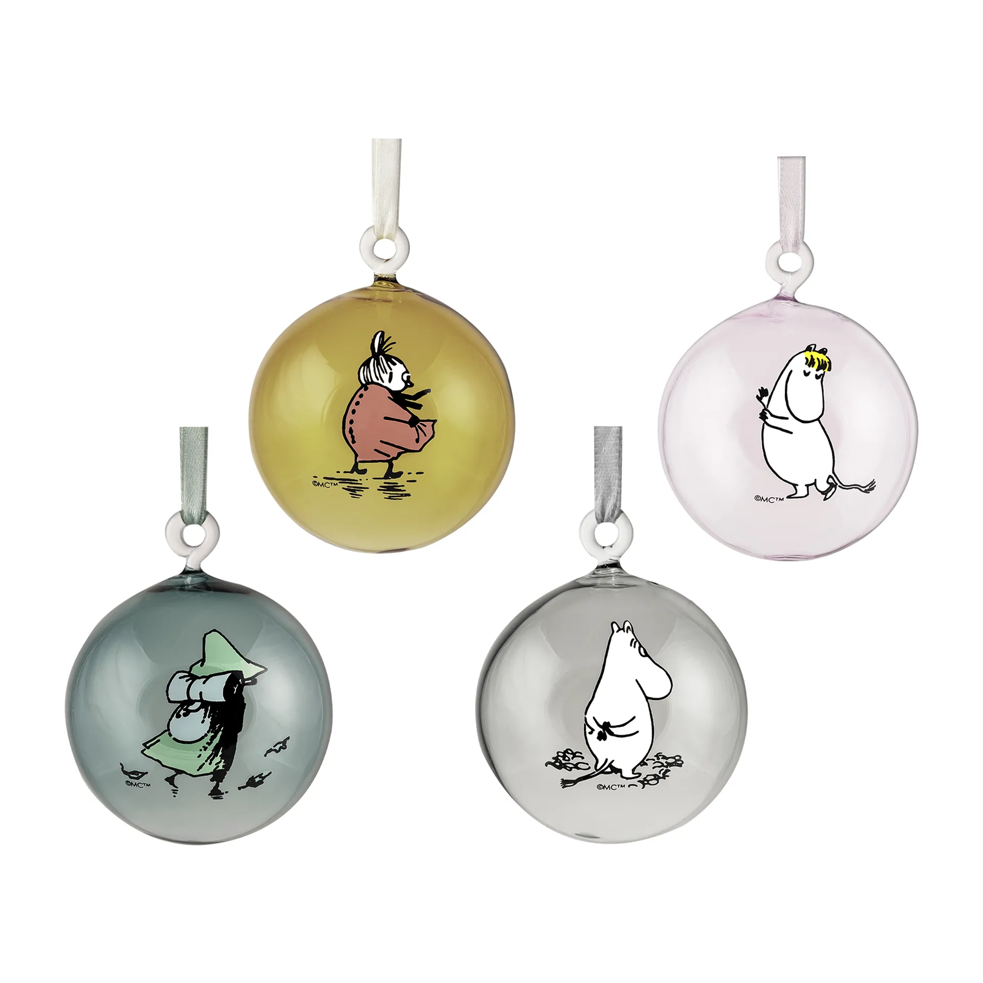 Mumi julekugle 4 dele, Multi Muurla