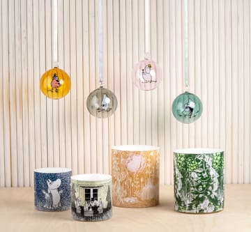 Mumi julekugle 4 dele - Multi - Muurla