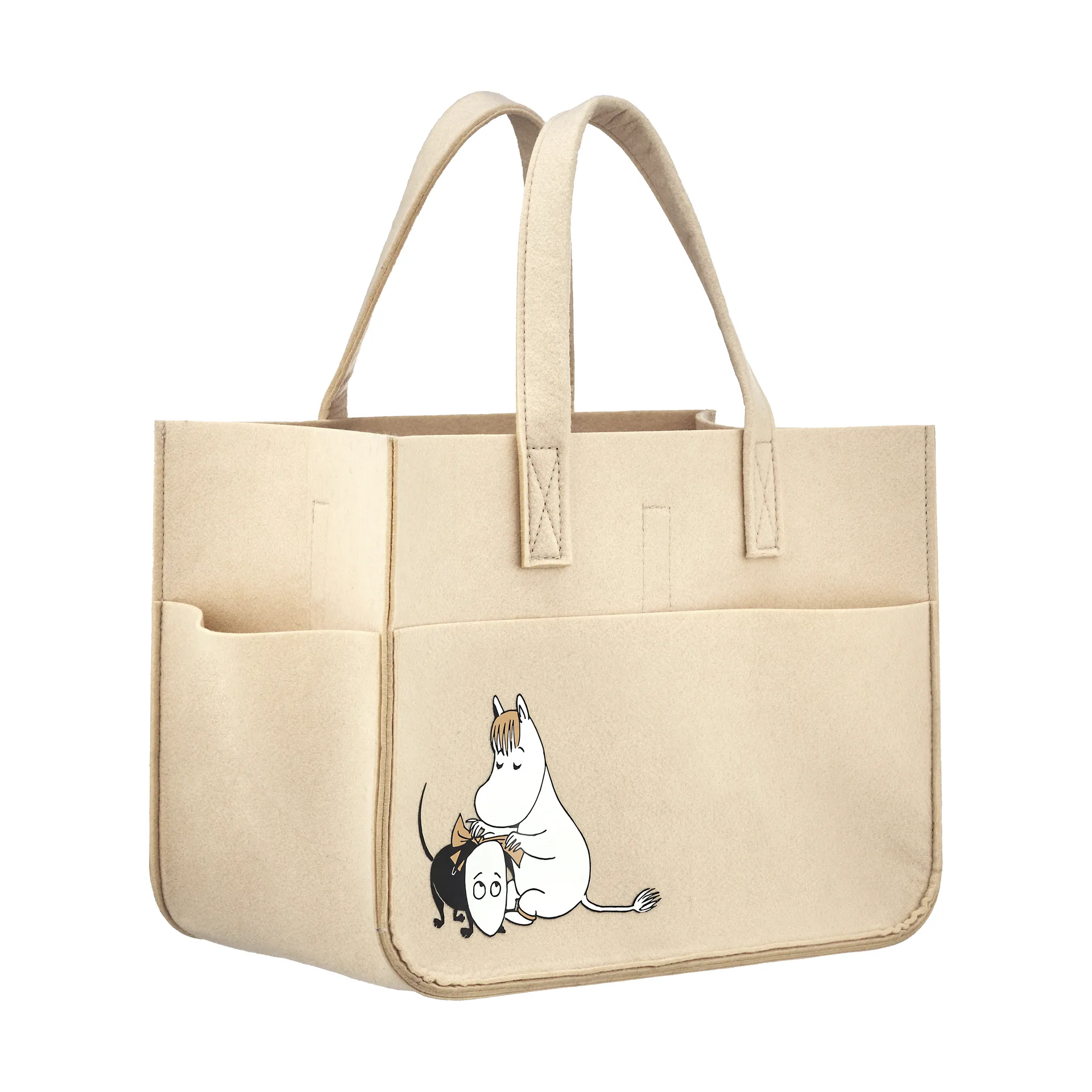 Mumi pets opbevaringskurv 25x40 cm, Beige Muurla