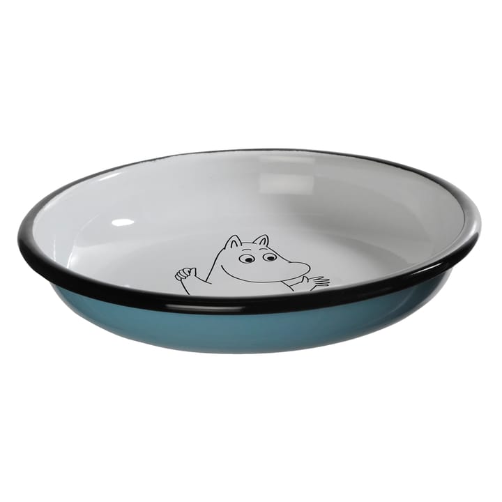 Mumi Retro emaljetallerken 18 cm, Mumi Muurla