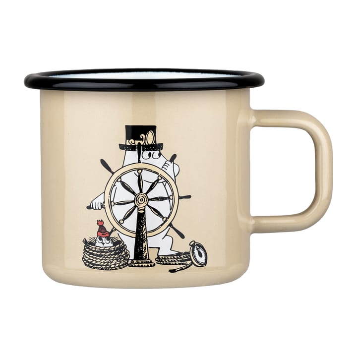 Mumin emaljeskål Eventyreren 37 cl - Beige - Muurla