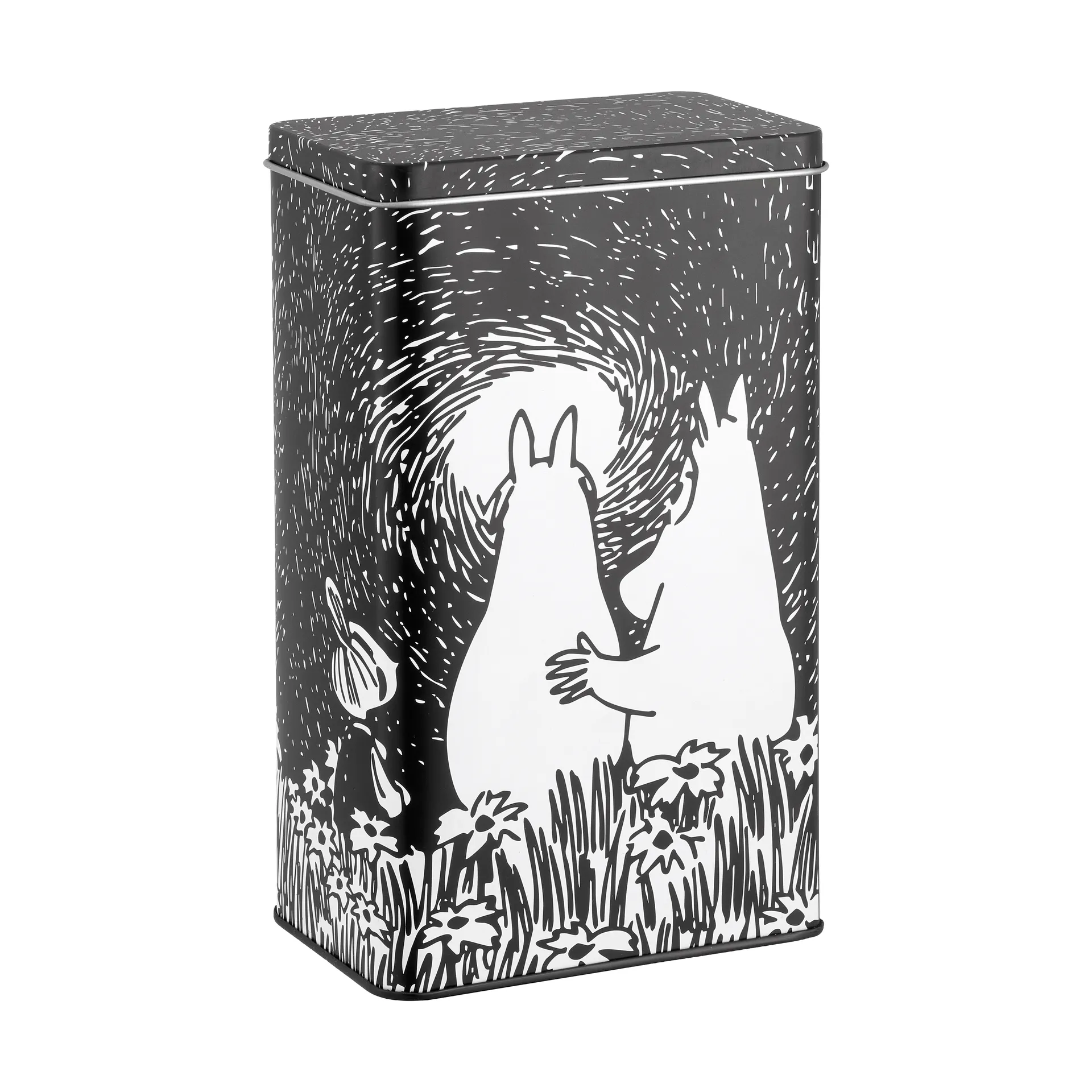 Mumin Friendship kaffedåse i blik, Friendship, 12x8x20 cm Muurla