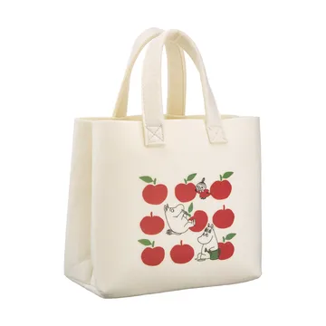Mumin Tote Bag taske 25x25 cm - Joyful Apples - Muurla