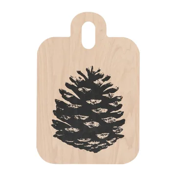 Nordic Chop & Serve bakke 21x31 cm - The Pine Cone/The Birch Leaf - Muurla