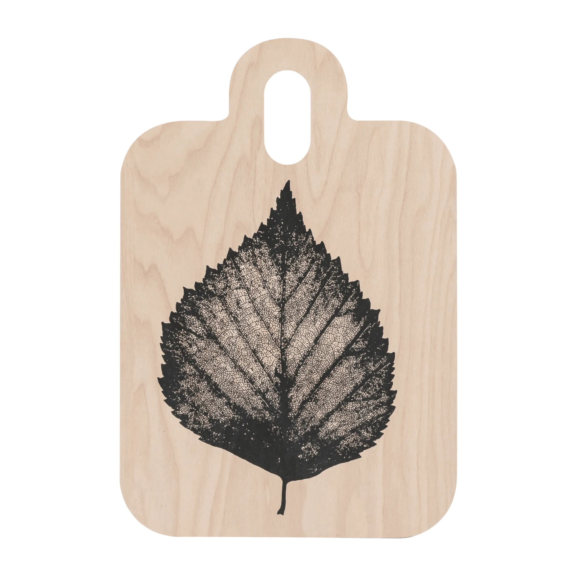 Nordic Chop & Serve bakke 21x31 cm, The Pine Cone/The Birch Leaf Muurla