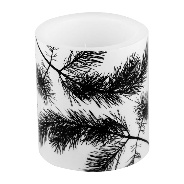 Nordic The Pine bloklys 12 cm - Hvid/Sort - Muurla
