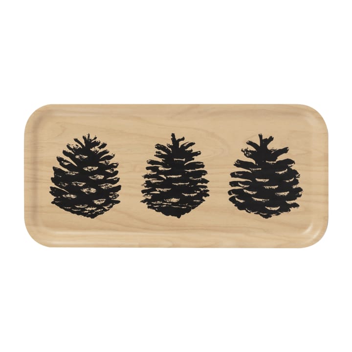 Nordic The Pine Cone bakke 13x27 cm - Natur/Sort - Muurla
