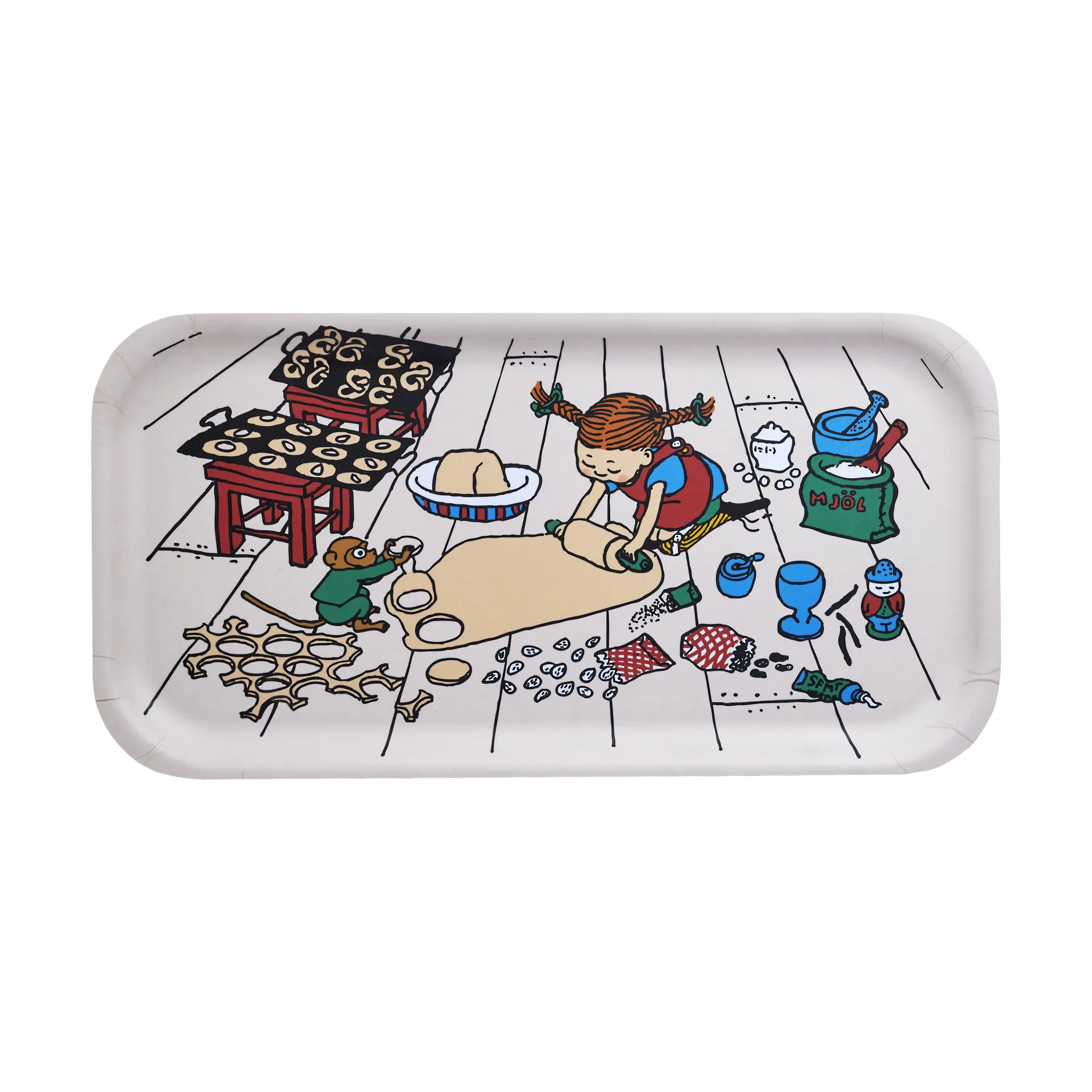 Pippi bakke 22x43 cm, Bagning Muurla