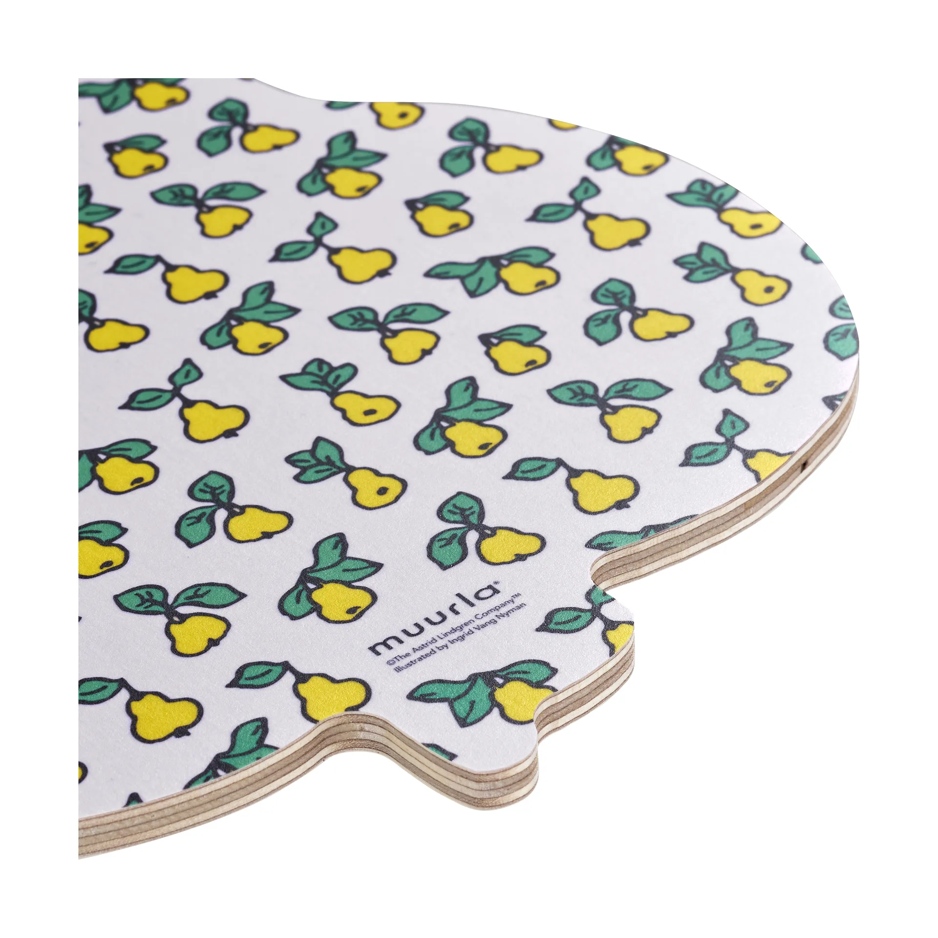 Pippi Chop & Serve skærebræt 21x30 cm, Fruits Muurla