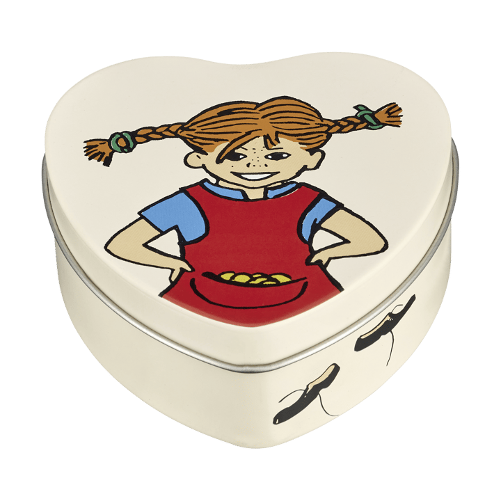 Pippi dåse hjerteformet 4x10 cm - Be More Pippi - Muurla