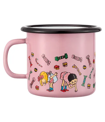 Pippi emaljekrus 2,5 dl - Candy - Muurla