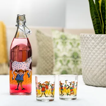 Pippi glasflaske 1 L - Multi - Muurla