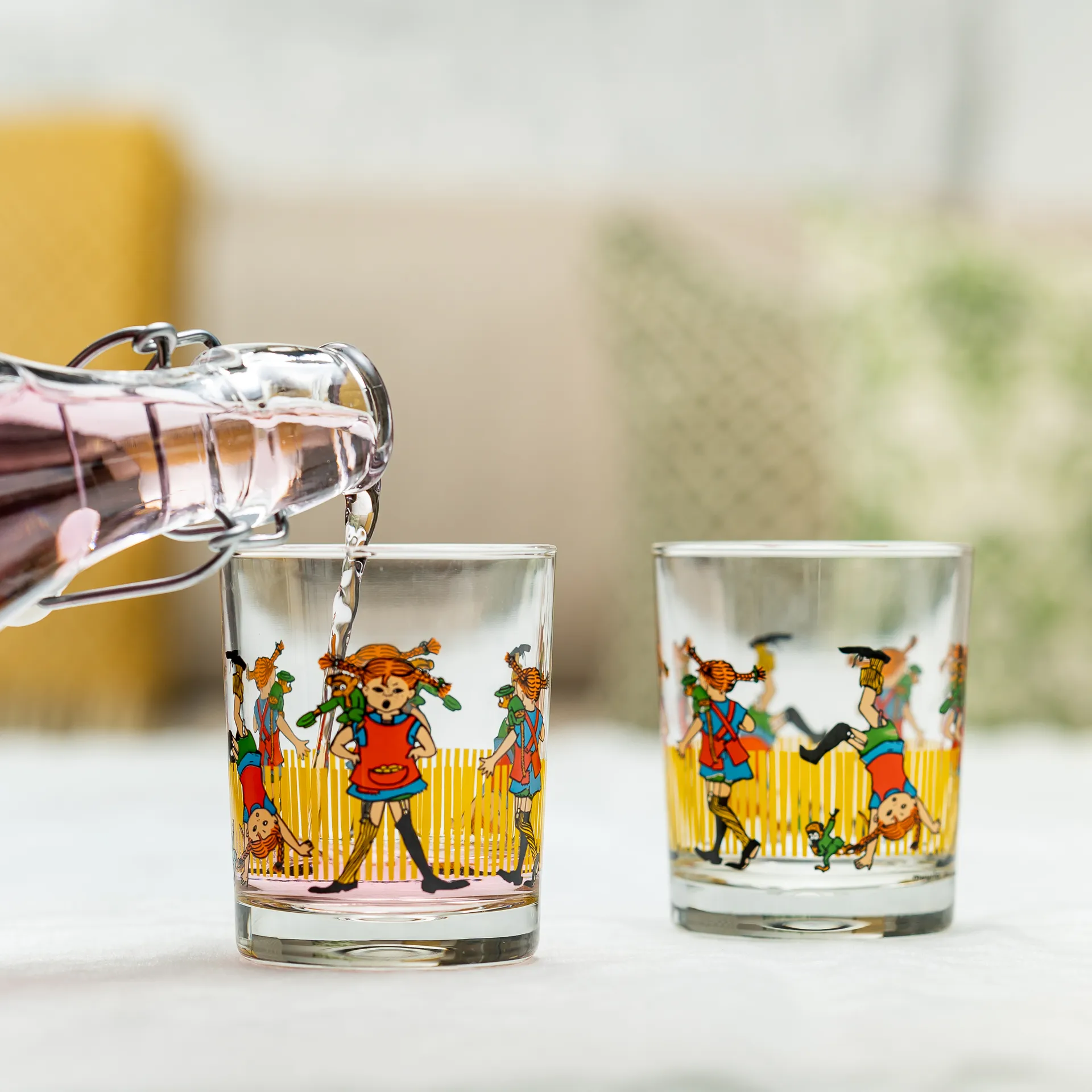 Pippi glasflaske 1 L, Multi Muurla