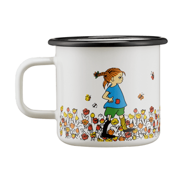 Pippi Longstocking emaljekrus 3,7 dl - Be More Pippi - Muurla