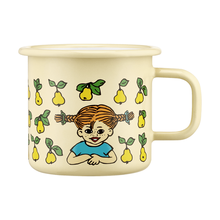 Pippi Longstocking emaljekrus 3,7 dl - Fruits - Muurla
