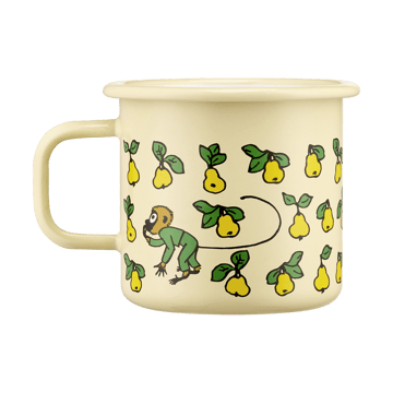 Pippi Longstocking emaljekrus 3,7 dl - Fruits - Muurla