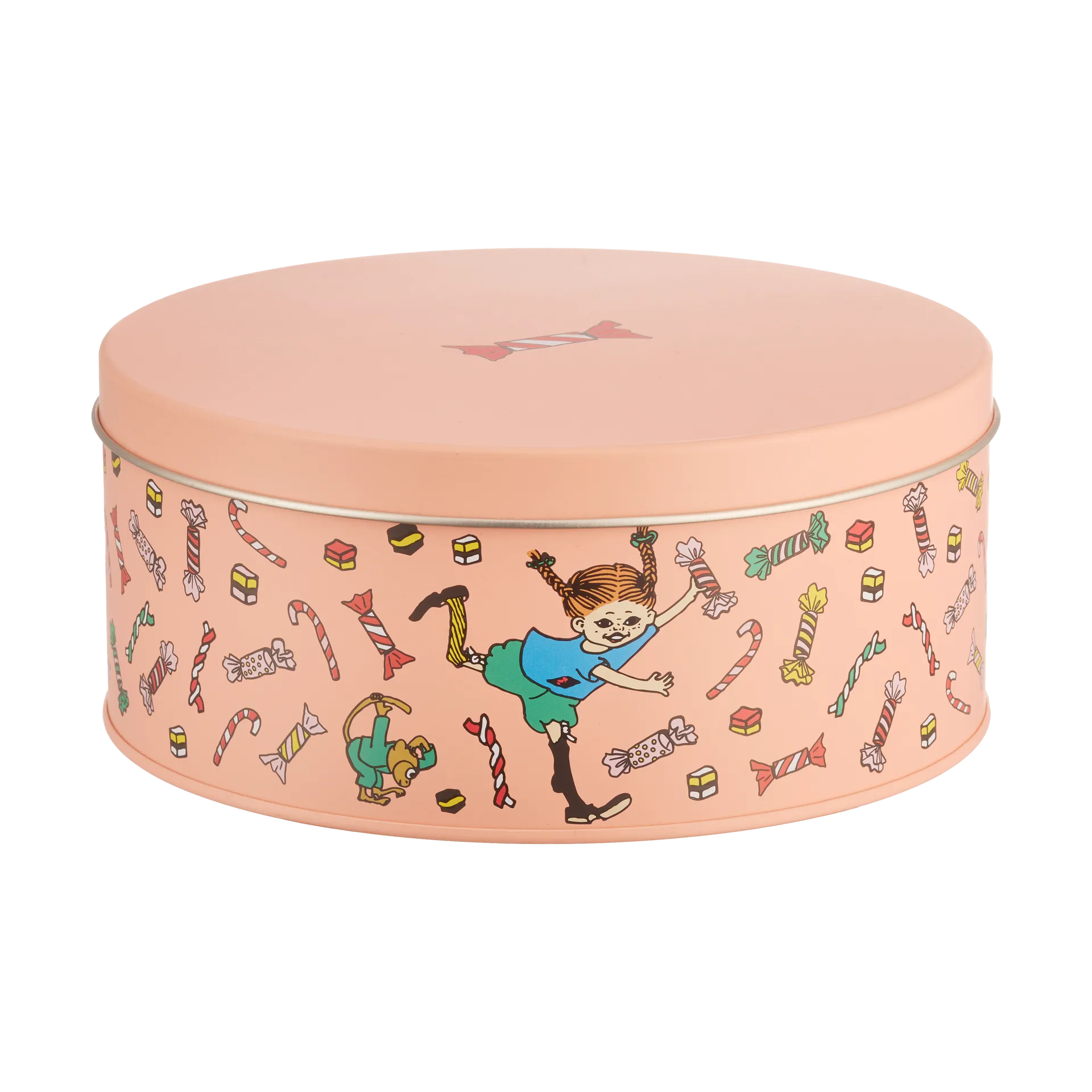 Pippi opbevaringskrukke med låg Ø15 cm, Candy Muurla
