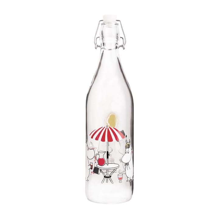 Summertime glasflaske 1 L - Transparent - Muurla