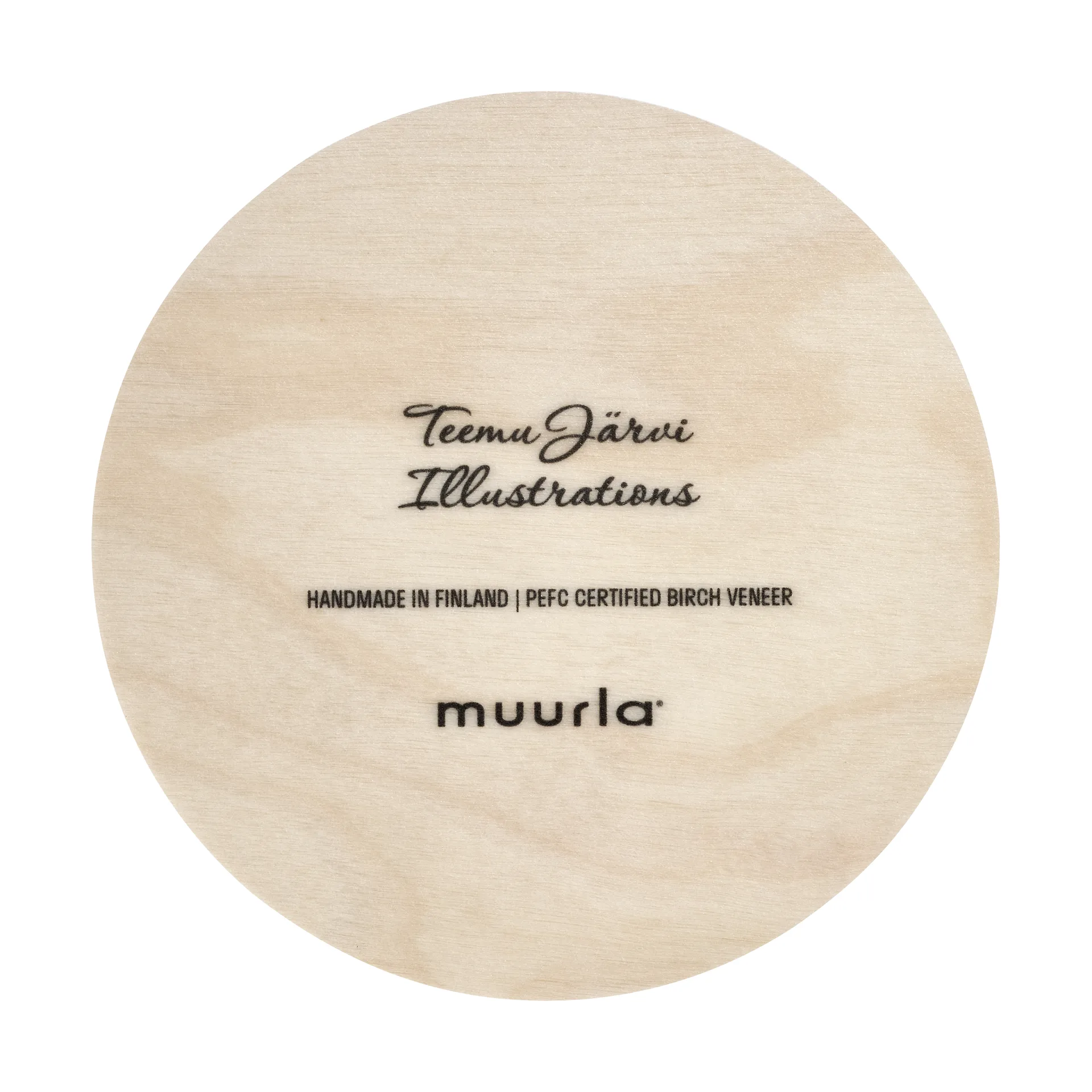 Teemu Järvi x Muurla glasunderlag Ø10 cm, Pindsvin Muurla